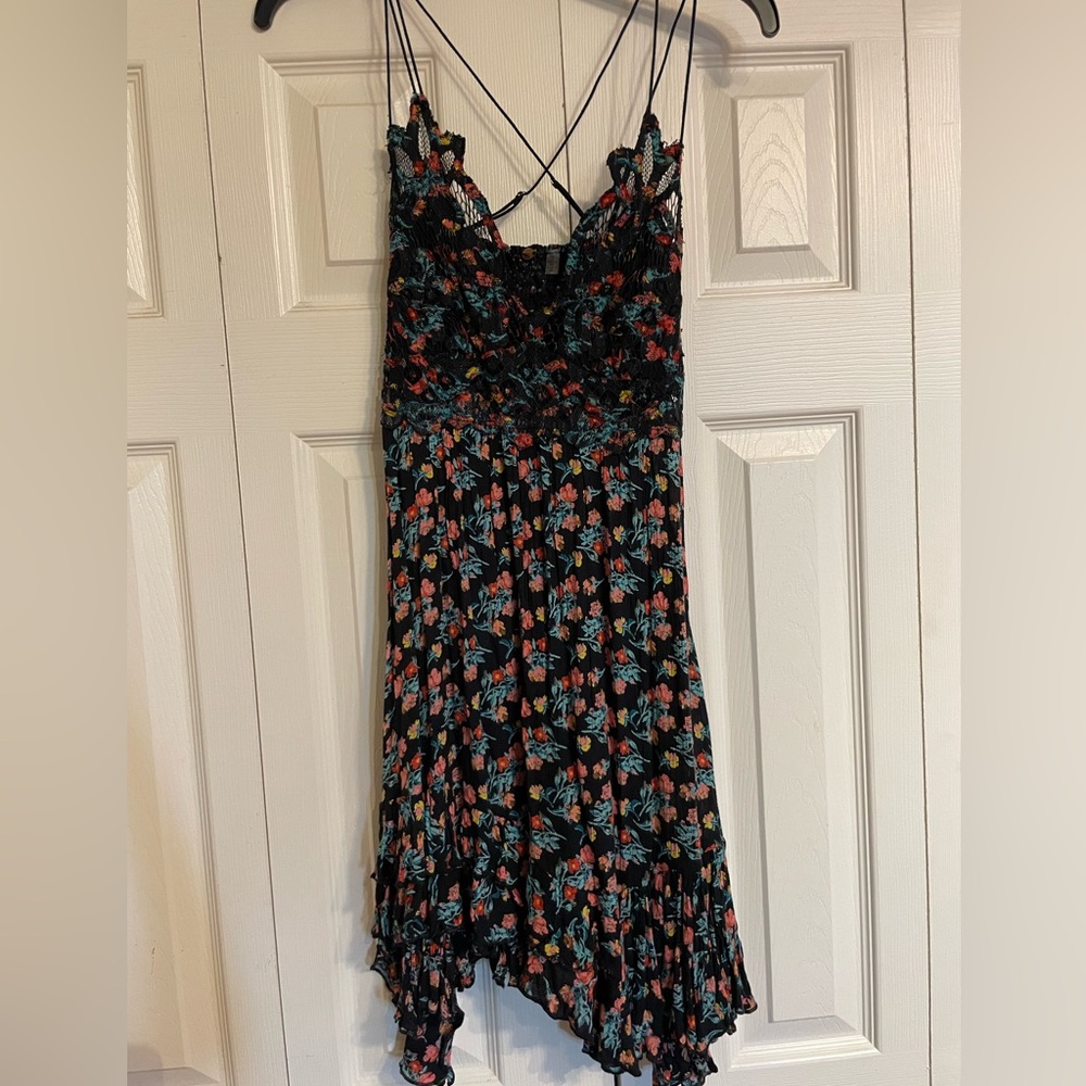 Free People flowy mini dress